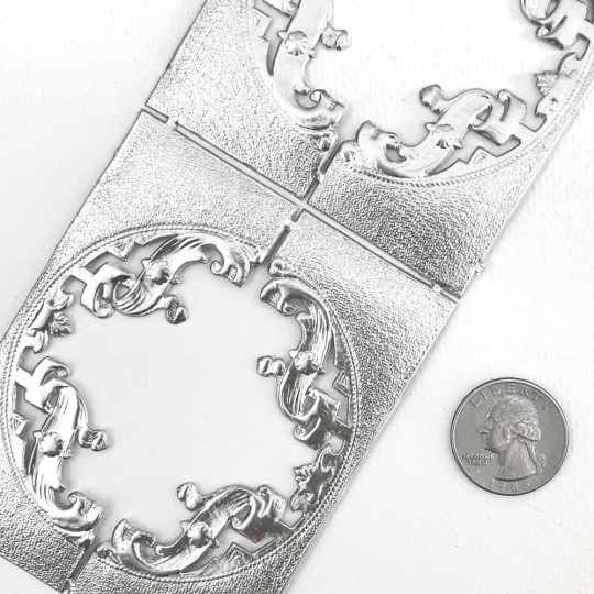Silver Dresden Foil Fancy Frames ~ 2