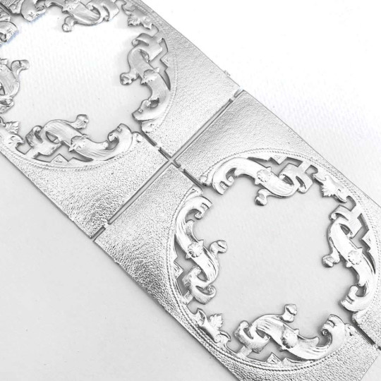 Silver Dresden Foil Fancy Frames ~ 2