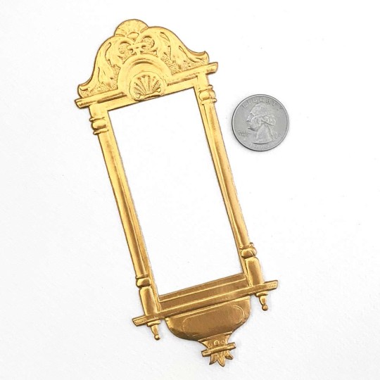 Fancy Antique Gold Dresden Foil Frame ~ 1