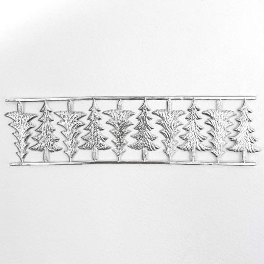 Silver Dresden Foil Trees ~ 10