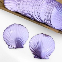 Extra Large Light Purple Dresden Scallop Sea Shell ~ 2