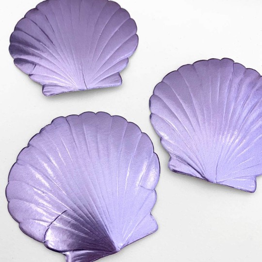Extra Large Light Purple Dresden Scallop Sea Shell ~ 2