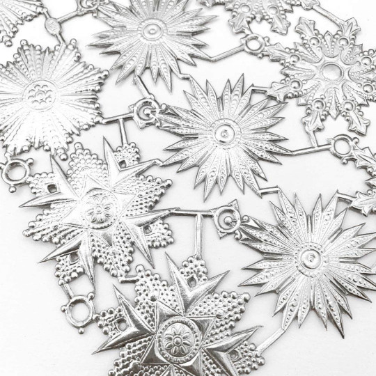 Silver Dresden Foil Medallions or Orders ~ 15 Assorted