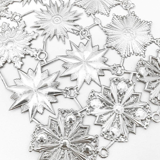 Silver Dresden Foil Medallions or Orders ~ 15 Assorted