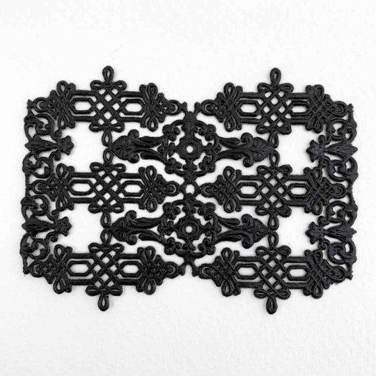 Black Dresden Paper Celtic Flourishes and Corners ~ 12