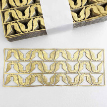 Gold Dresden Foil Wings ~ 24