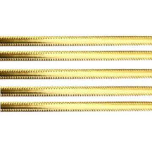 Gold Beaded Edge Dresden Foil Trim ~ 3/16"