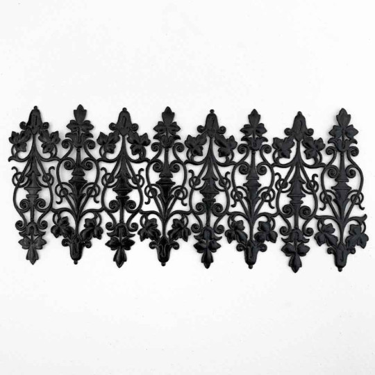 Black Dresden Paper Embellishments ~ 8