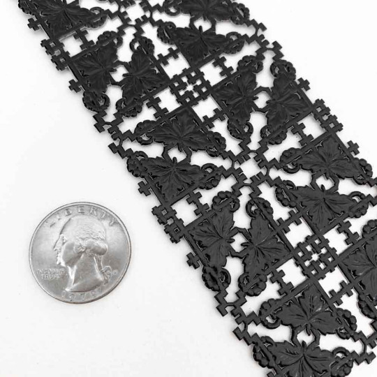 Black Dresden Foil Fancy Corners ~ 20