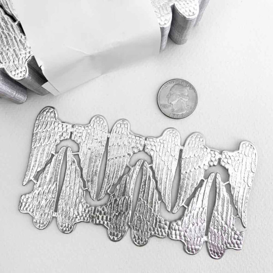 Silver Dresden Paper Half Wings ~ 12