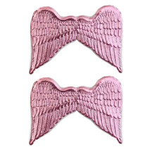 Pink Medium Dresden Paper Angel Wings ~ 6