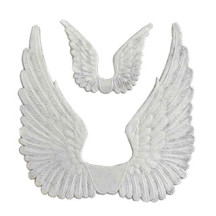 Antique White Dresden Paper Swan Wings ~ 8