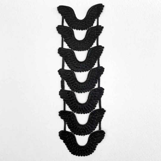 Black Dresden Paper Wings ~ 7