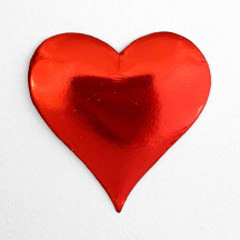 Extra Large Red Dresden Hearts ~ 2