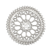 Silver Dresden Foil Filligree Halos ~ 4