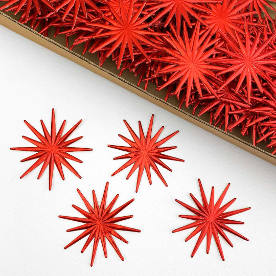 Tiny Celestial Red Dresden Foil Halo ~ 4