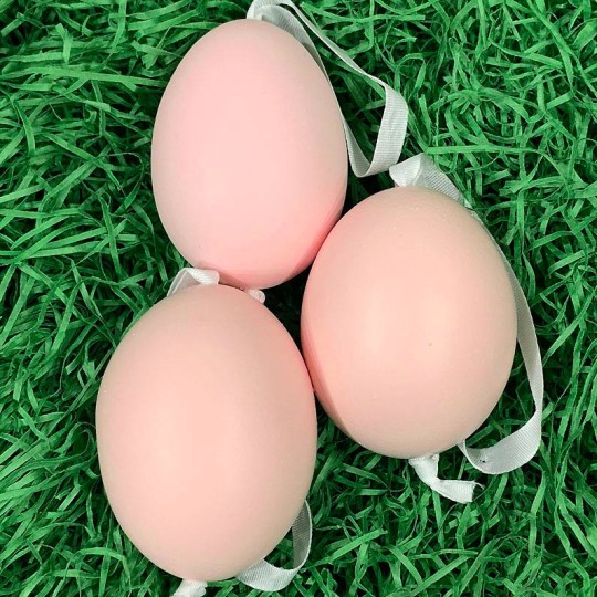 Pink Blank Easter Egg Ornament ~ Handmade in Slovakia ~ 1 egg