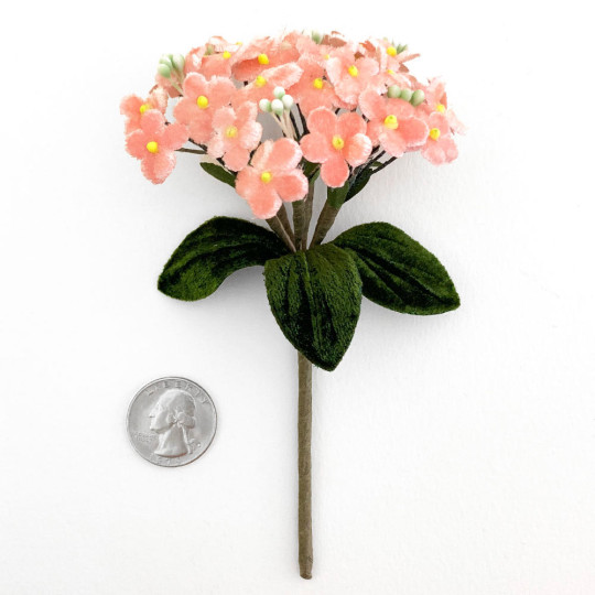 Bundle of Velvet Forget me Nots ~  LIGHT PINK