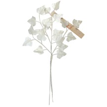 Sprig of Off White Pearlized Ivy Leaves ~ Vintage Germany
