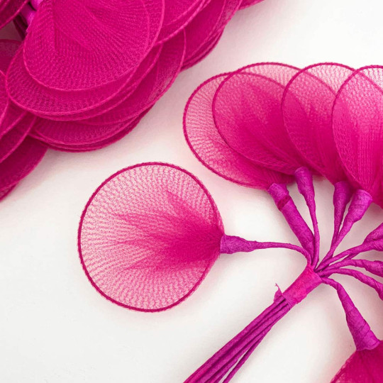 Old Fashioned Net Leaves or Fairy, Angel Wings ~ DEEP PINK