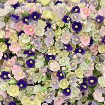 1 Bouquet of Paper Forget Me Nots in Light Garden Mix