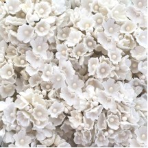 1 Bouquet of Paper Forget Me Nots in All White