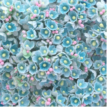 1 Bouquet of Paper Forget Me Nots in Light Blue