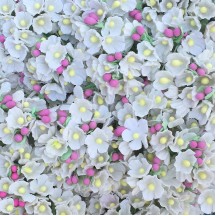 1 Bouquet of Paper Forget Me Nots in White
