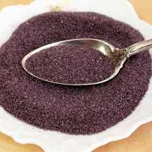 German Glass Glitter in Dark Plum Purple ~ Fine Grit ~ 2 oz in Jar