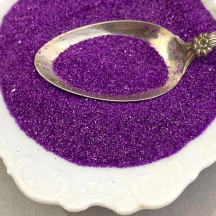 German Glass Glitter in Bright Purple ~ Fine Grit ~ 2 oz in Jar