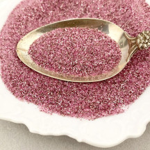 German Glass Glitter in Light Pink ~ Fine Grit ~ 2 oz in Jar