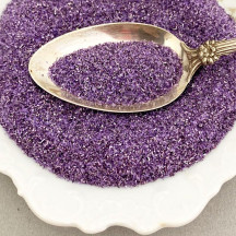 German Glass Glitter in Light Purple ~ Fine Grit ~ 2 oz in Jar