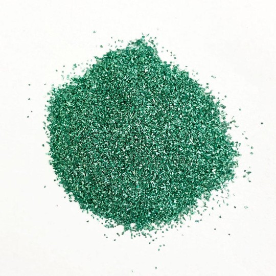 German Glass Glitter in Spruce Green ~ Fine Grit ~ 2 oz in Jar