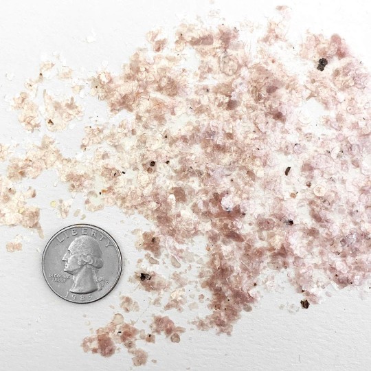 Small Flake Natural Mica Flakes for Craft Projects ~ 2 oz. ~ Rose Pink
