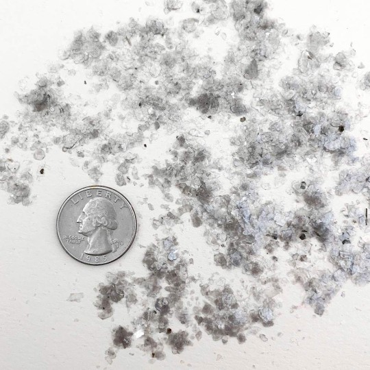 Small Flake Natural Mica Flakes for Craft Projects ~ 2 oz ~ Silver