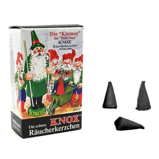 KNOX INCENSE PINE LOT OF 4 BOXES 96 PCS GERMANY NEW ALL SMOKERS 