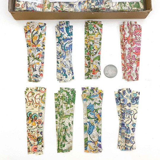 Petite Paper Chain Garland Fancy Italian Paper Strips ~ Classic Mix
