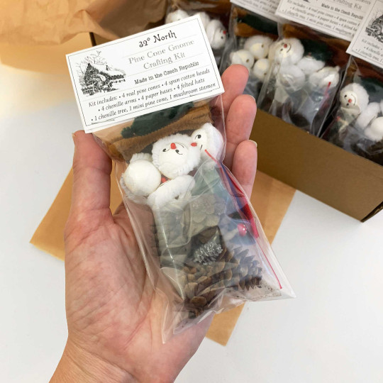 Pine Cone Gnomes Project Kit ~ Czech Republic