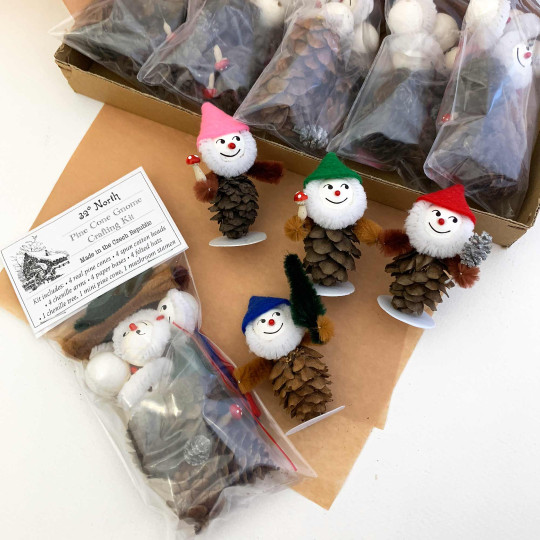 Pine Cone Gnomes Project Kit ~ Czech Republic