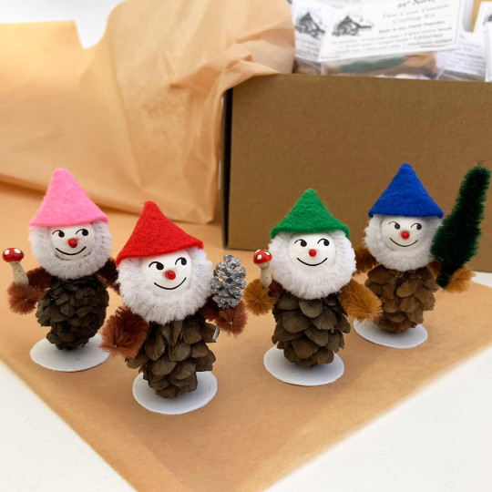 Pine Cone Gnomes Project Kit ~ Czech Republic