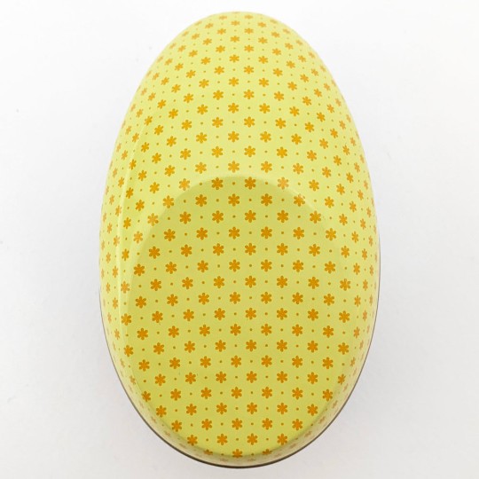 Bunny Painting Eggs Metal Easter Egg Tin ~ 4-1/4" tall