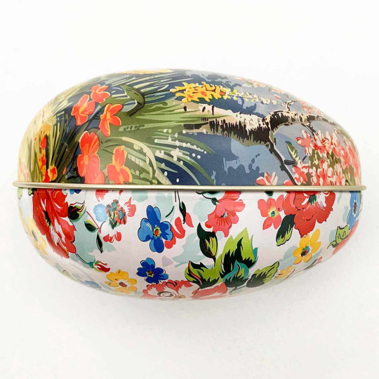 Nostalgic Ducklings Metal Easter Egg Tin ~ 4-1/4" tall