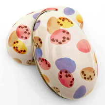 Speckled Eggs Metal Easter Egg Tin ~ 4-1/4" tall ~ Emma Bridgewater Design