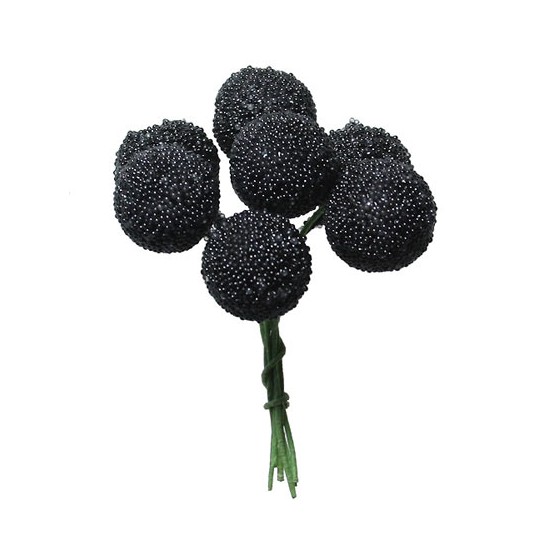 7 Textured Blackberries from Germany ~ 5/8"