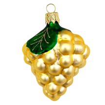 Old World Christmas "Green Grapes" Glass Ornament 