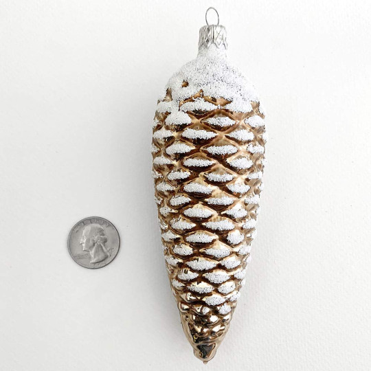 Long Light Brown Pine Cone ~ Czech Republic ~ 5-1/2" long
