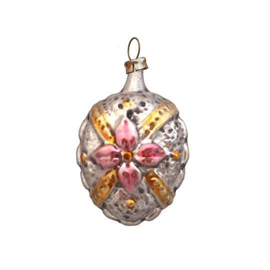 Fancy Strappy Flower Ornament ~ Germany ~2-1/2" tall