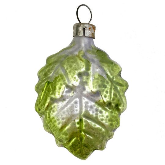 Acorn Cluster Blown Glass Ornament ~ Germany ~ 2-1/2" tall