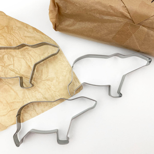 Polar Bear Cookie Cutter ~ Sweden ~ 4-1/2" long