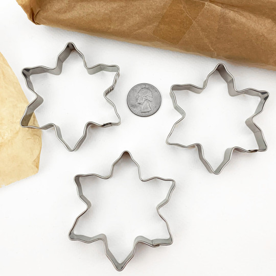 Snowflake Cookie Cutter ~ Sweden ~ 3" across